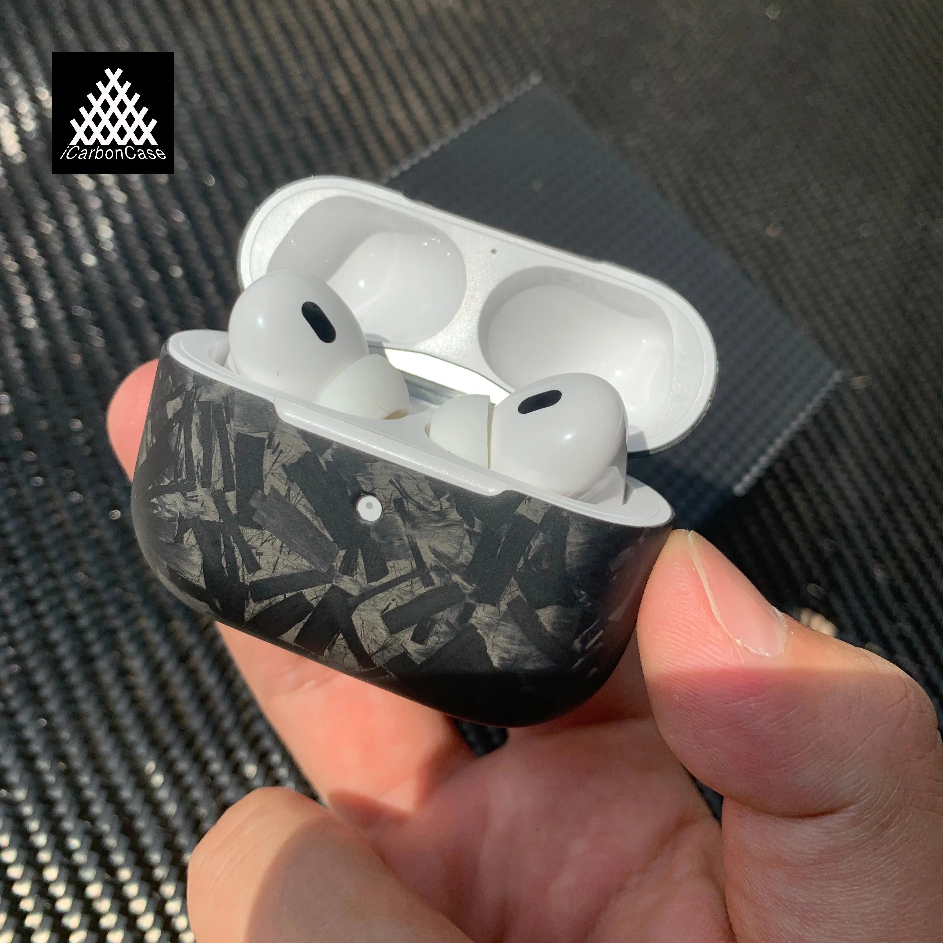 Matte Kohlefaser Hülle für AirPods Pro 1-4