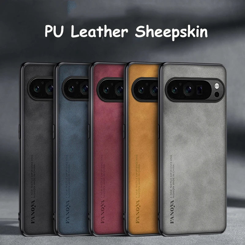 Stoßfeste PU-Lederhülle für Pixel