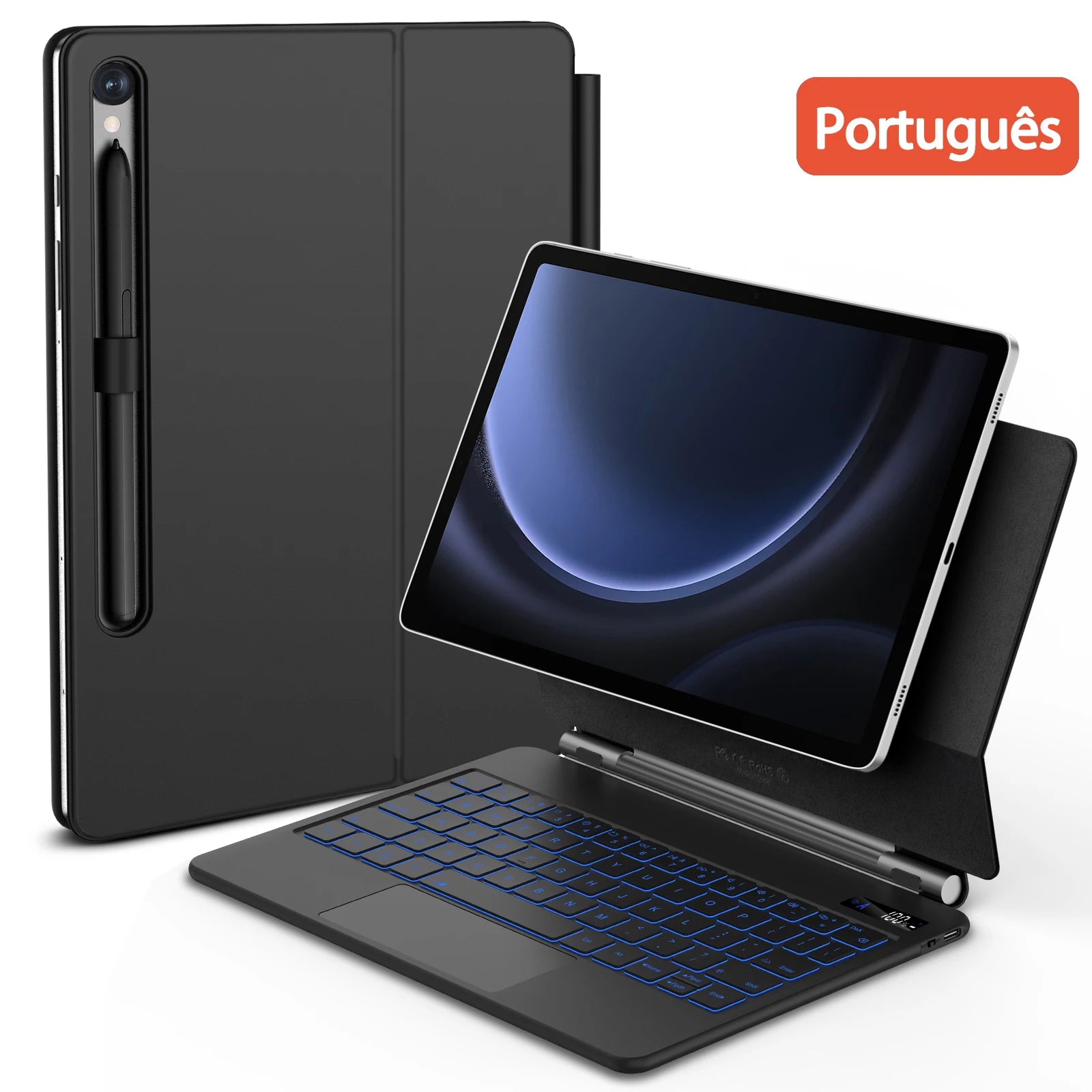 Magische Tastatur für Galaxy Tab S7 Plus S8 S9