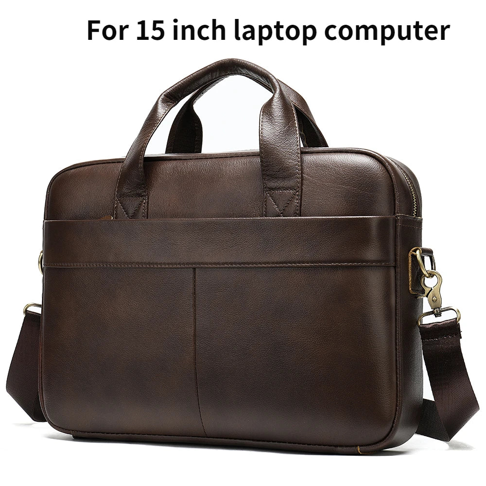 Echtleder Herren Laptop Tasche 14–15 Zoll