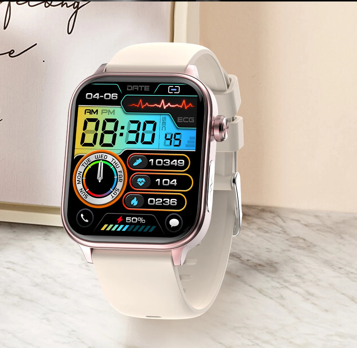 Intelligente Gesundheits-Smartwatch mit Blutdiagnose
