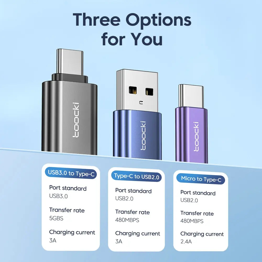 Toocki OTG USB-C Adapter Konverter