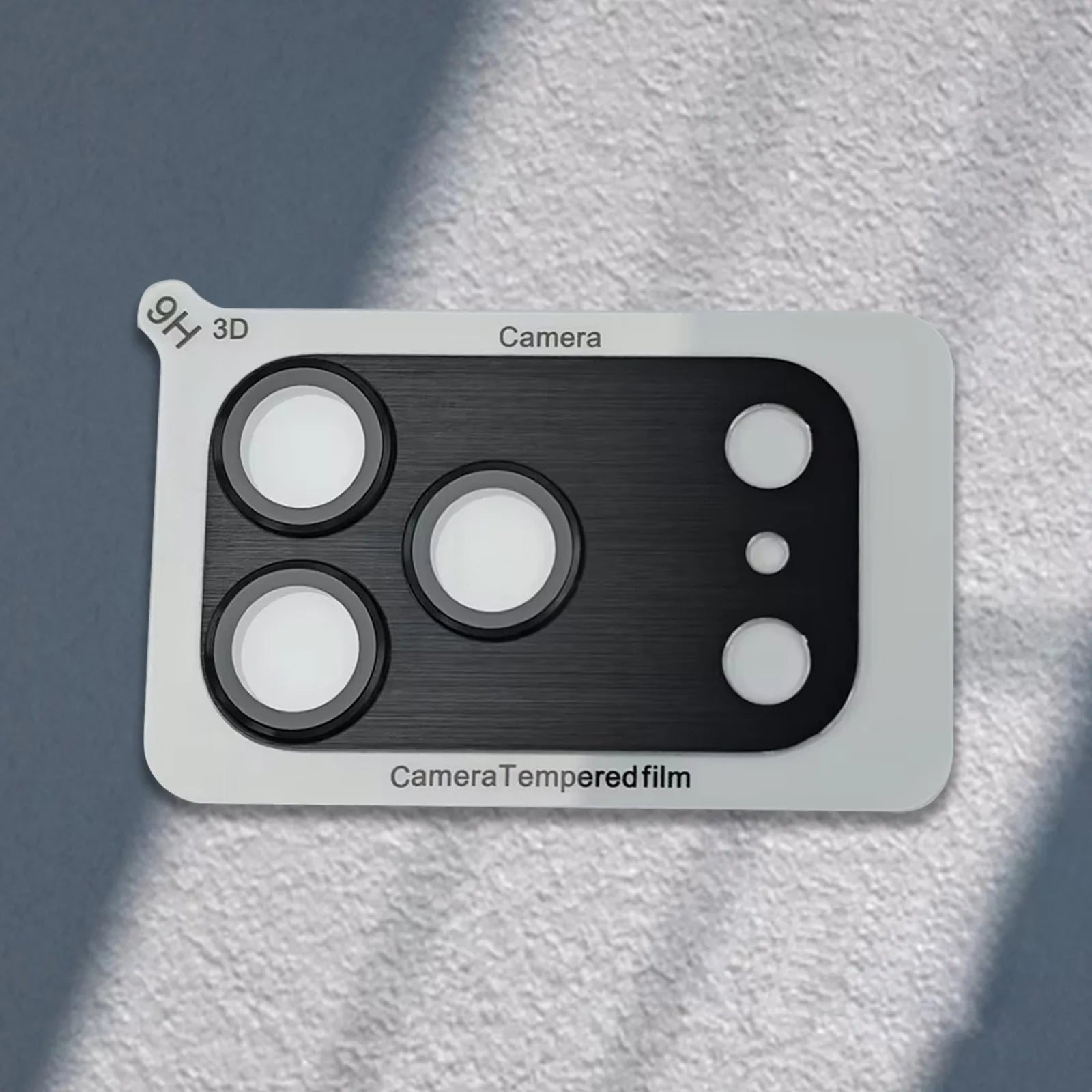 Gebürstetes Metall Kamera Schutzglas für iPhone 17 Serie