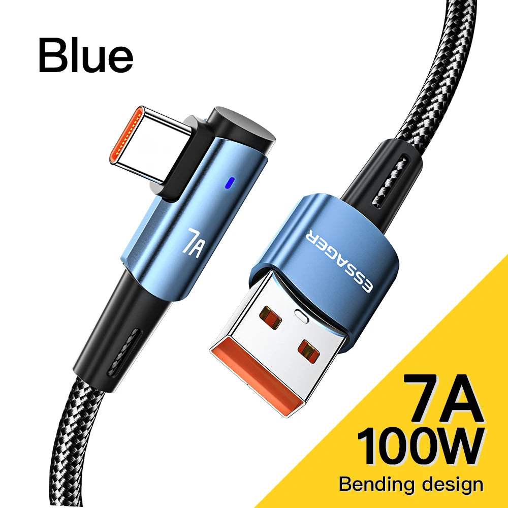 Essager 100 W USB‑C Kabel mit Winkel