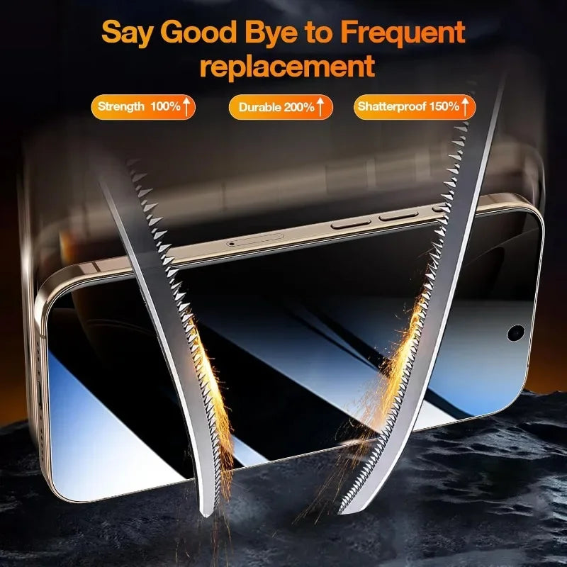 4er Set Sichtschutz Panzerglas für iPhone 17 Pro Max