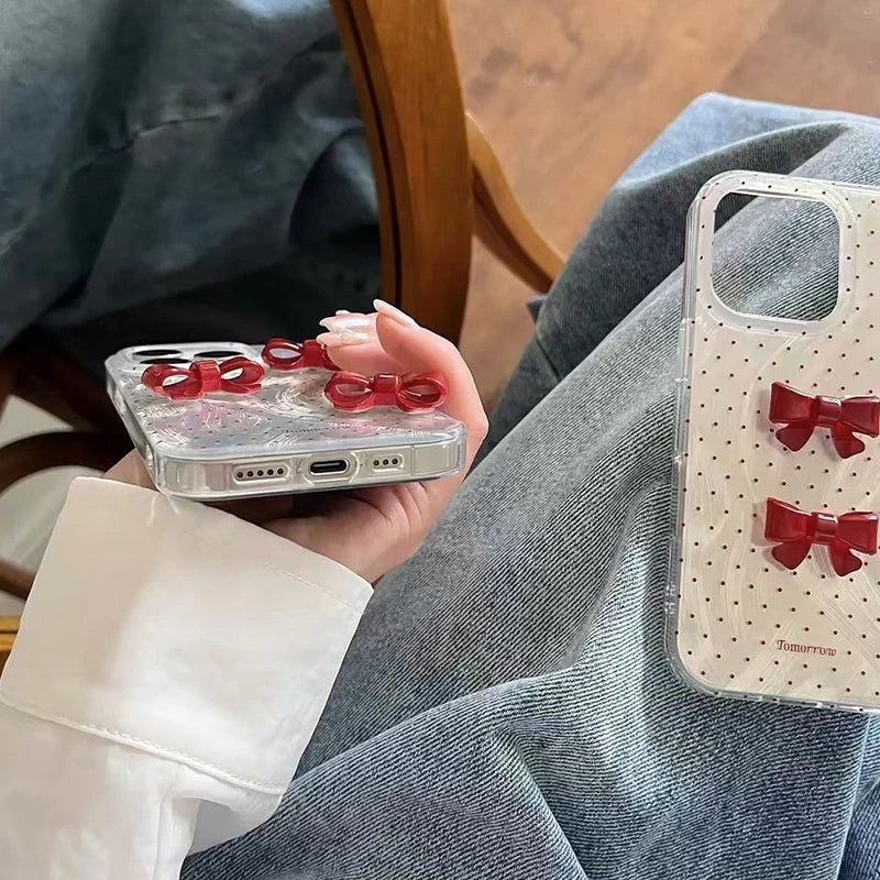 3D Blinkende Schleifen-Hülle für iPhone 17 Pro Max