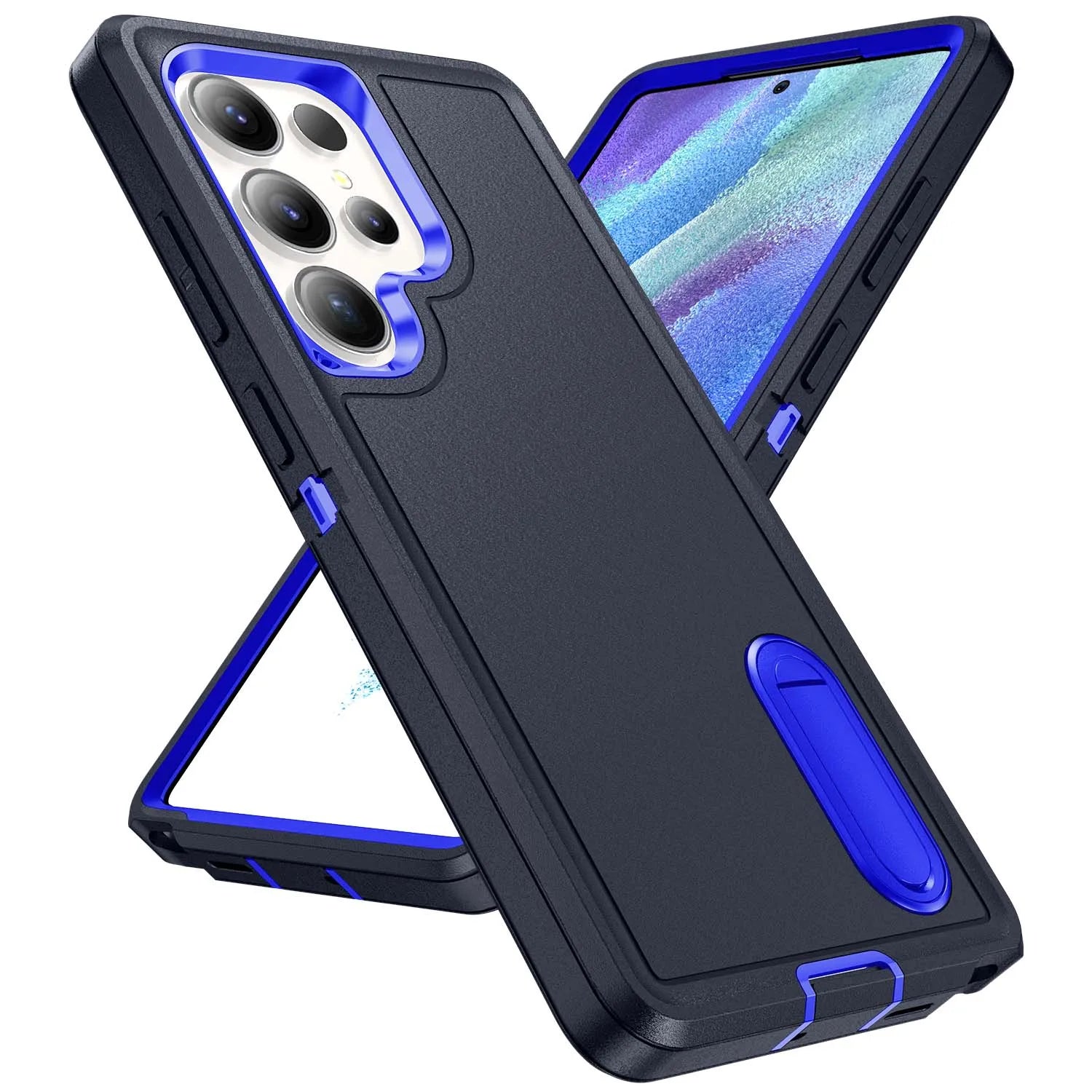 Robuste 3-in-1 Hülle mit Ständer für Galaxy S25–A56
