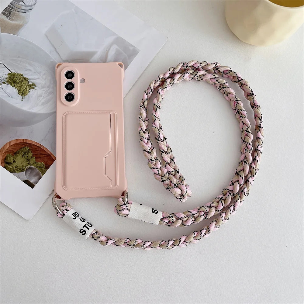 Geflochtener Crossbody Lanyard für Samsung Galaxy
