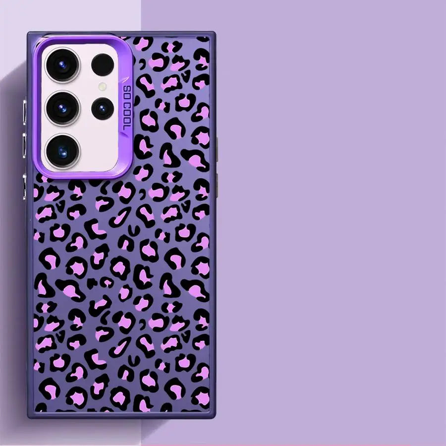Leopardenmuster Handyhülle für Samsung Galaxy Ultra