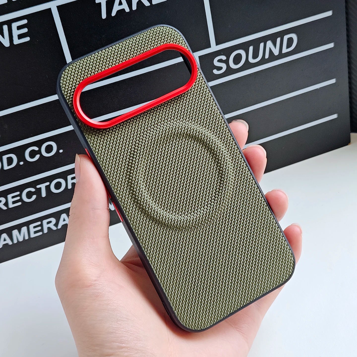 Minimalistische Nylon-Handyhülle für Google Pixel 10