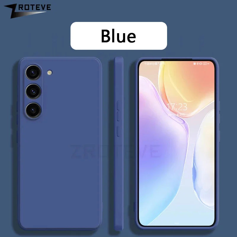 Weiche Silikonhülle für Samsung Galaxy S25 Modelle