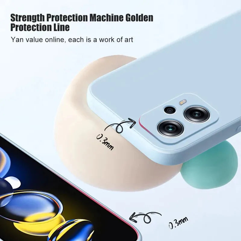 Weiche Silikonhülle für Xiaomi Poco F5 / X5 Pro