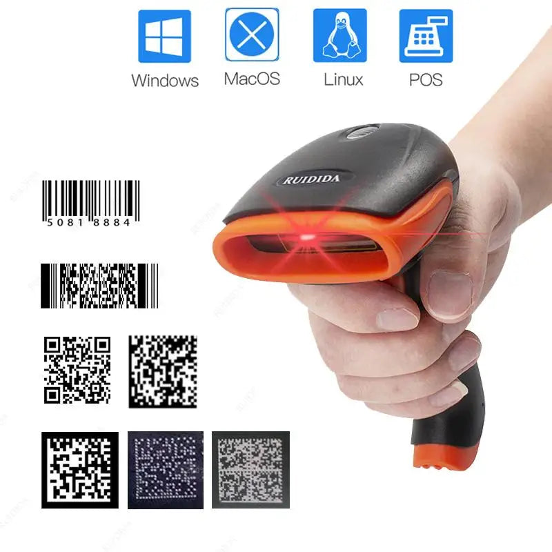 Mobiler 2D Barcode Scanner für QR & PDF417 Codes