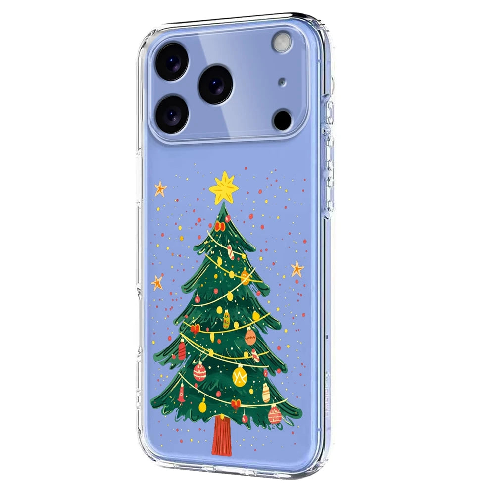 Transparente Weihnachts Handyhülle für Google Pixel