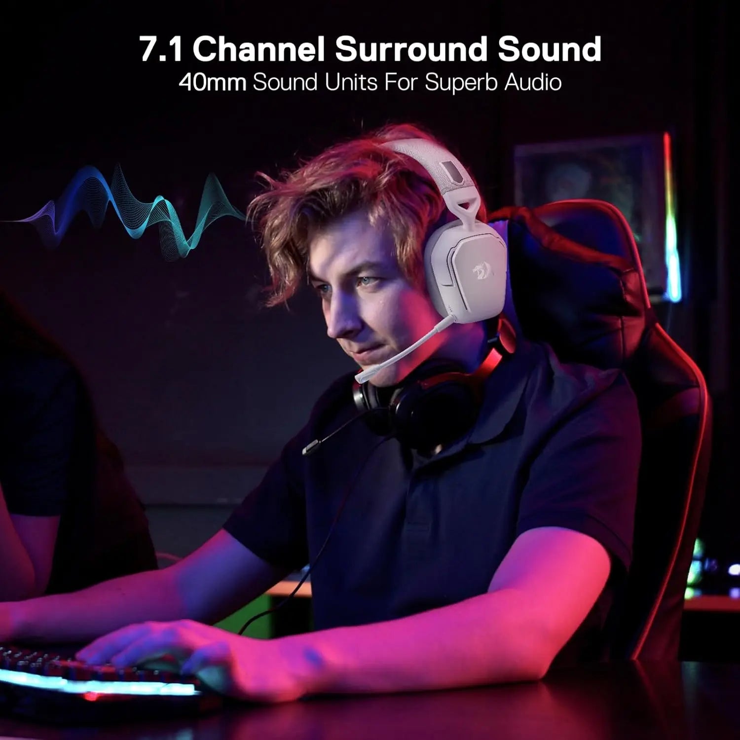 Redragon H868 Wireless RGB Gaming-Headset