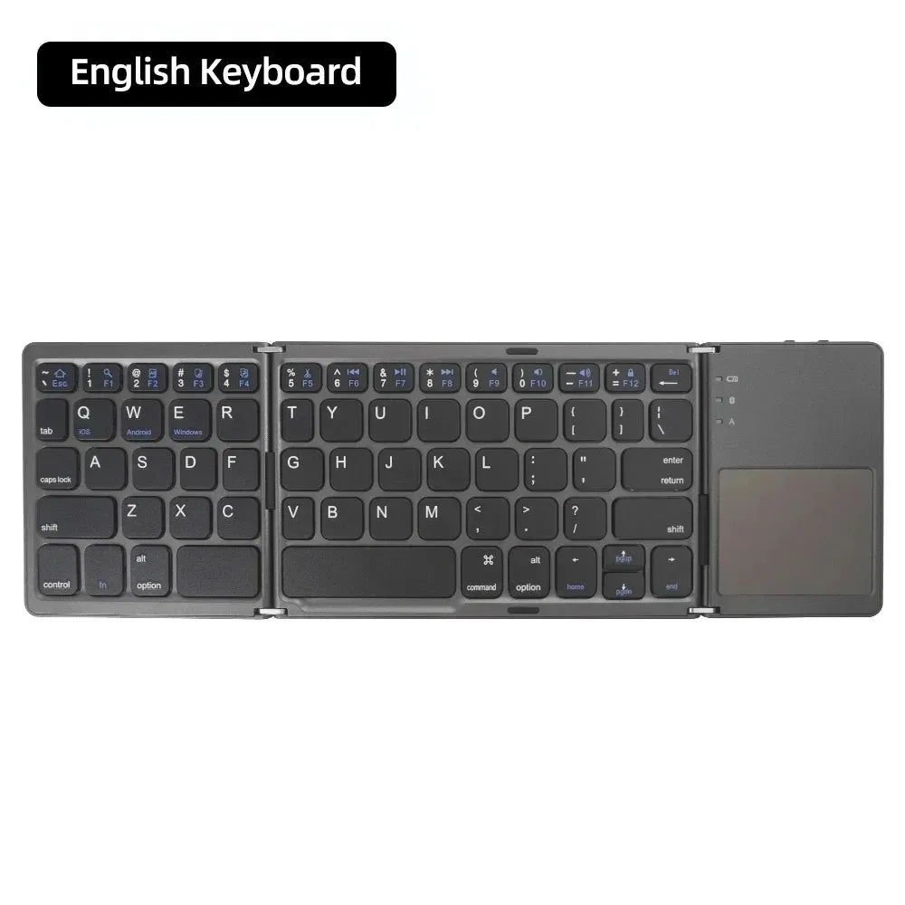 Faltbare Bluetooth Mini-Tastatur mit Touchpad