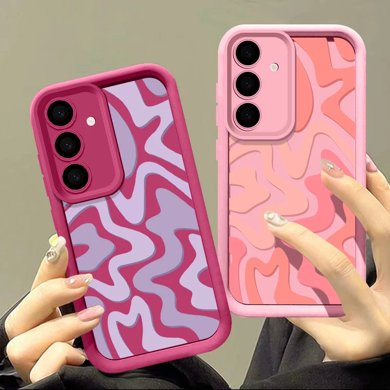 Gestreifte TPU-Hülle für Samsung