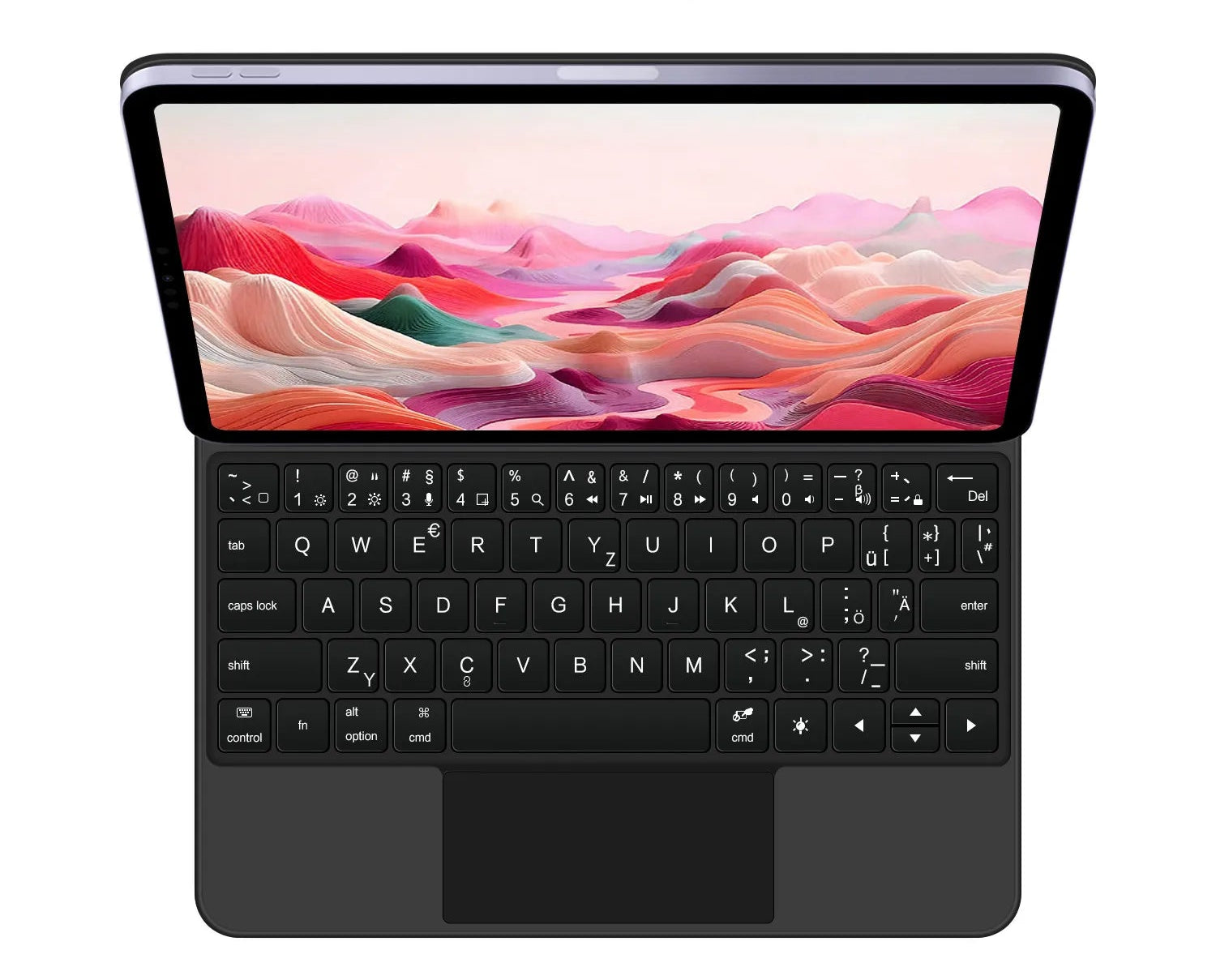 Magnetische Tastaturhülle für iPad Pro & Air 11" 13" mit Bluetooth & Beleuchtung