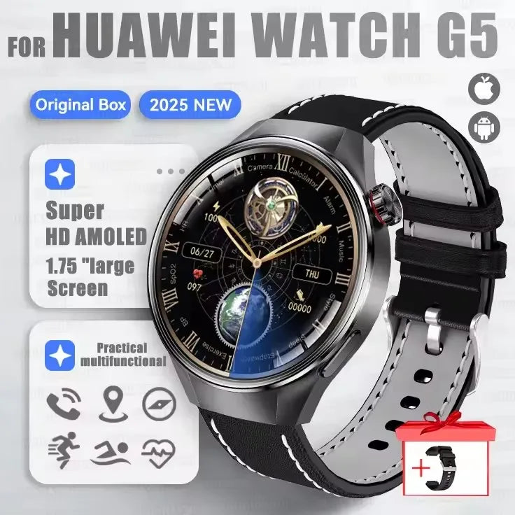 G5 Plus Smartwatch Herren 2025 mit AMOLED & GPS