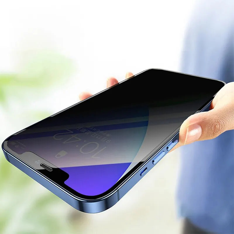 4 Stück iPhone Sichtschutz Glasfolie