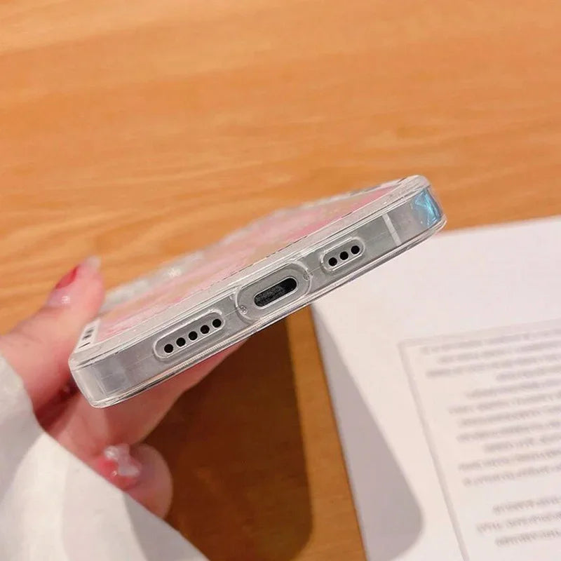 Rosa Schmetterling Hülle für iPhone