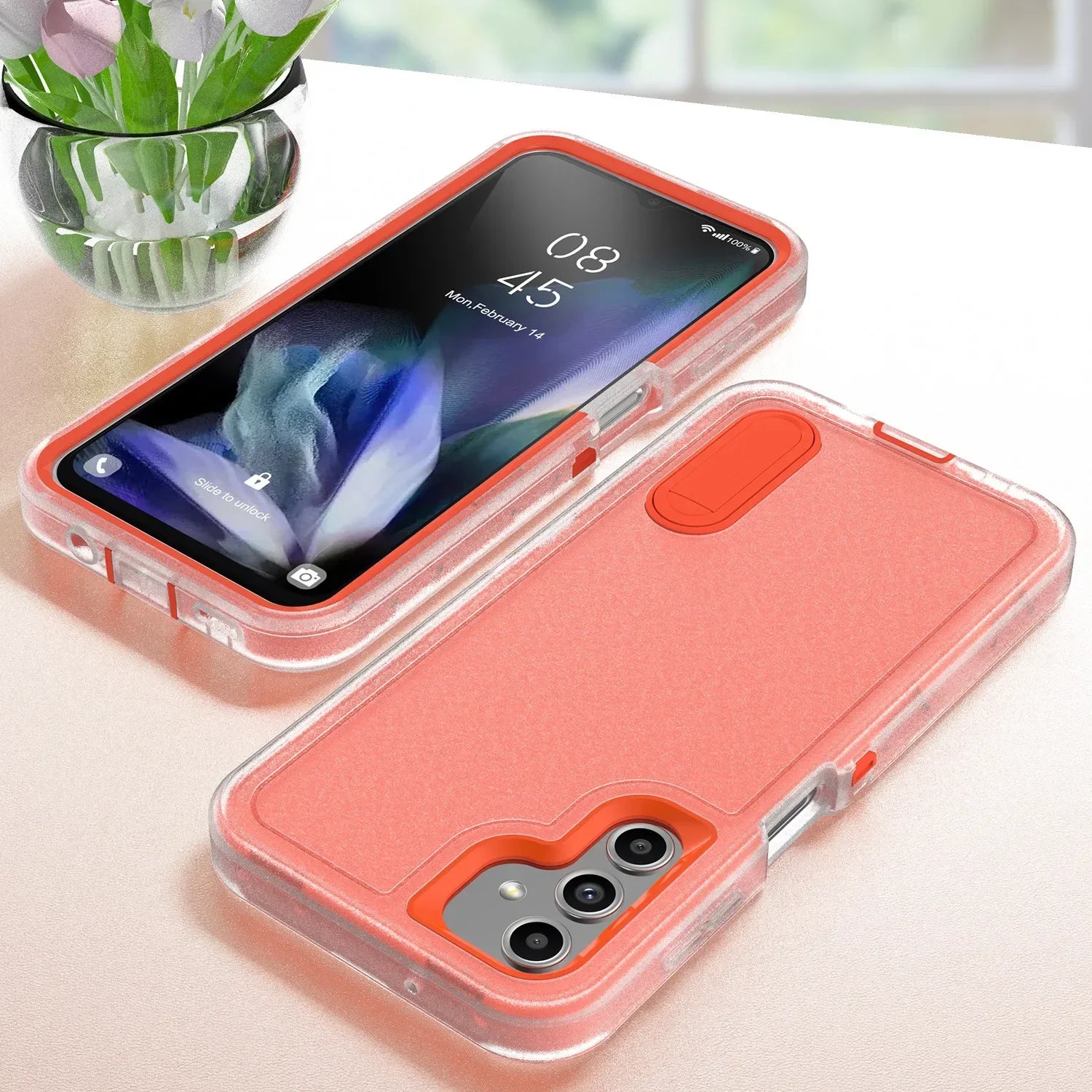 Robuste Anti-Schock-Hülle mit Ständer für Samsung