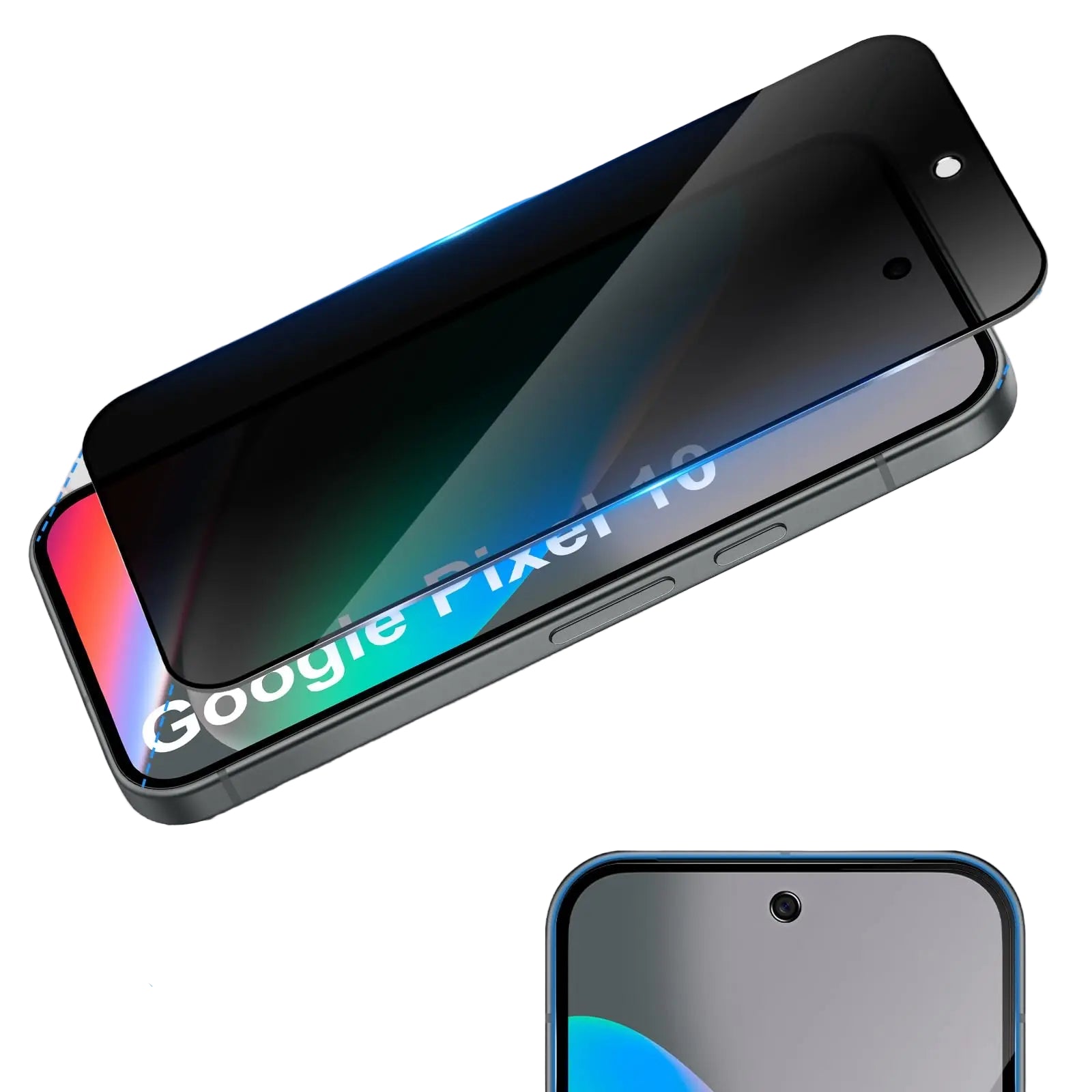 Anti-spy glass screen protector for Google Pixel 10 Pro