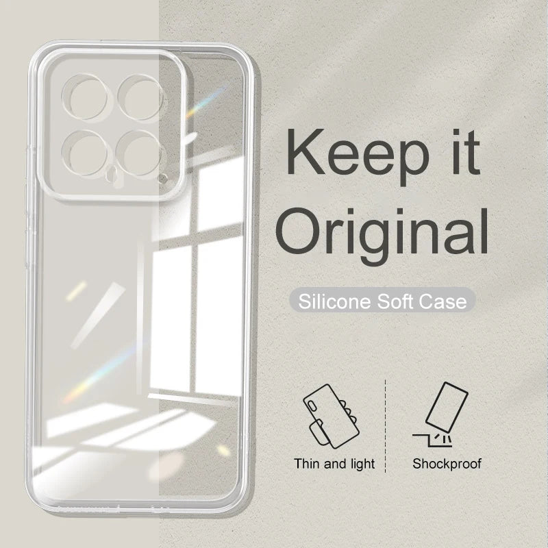 Klare Silikonhülle für Xiaomi Mi 14/13/12 Serie