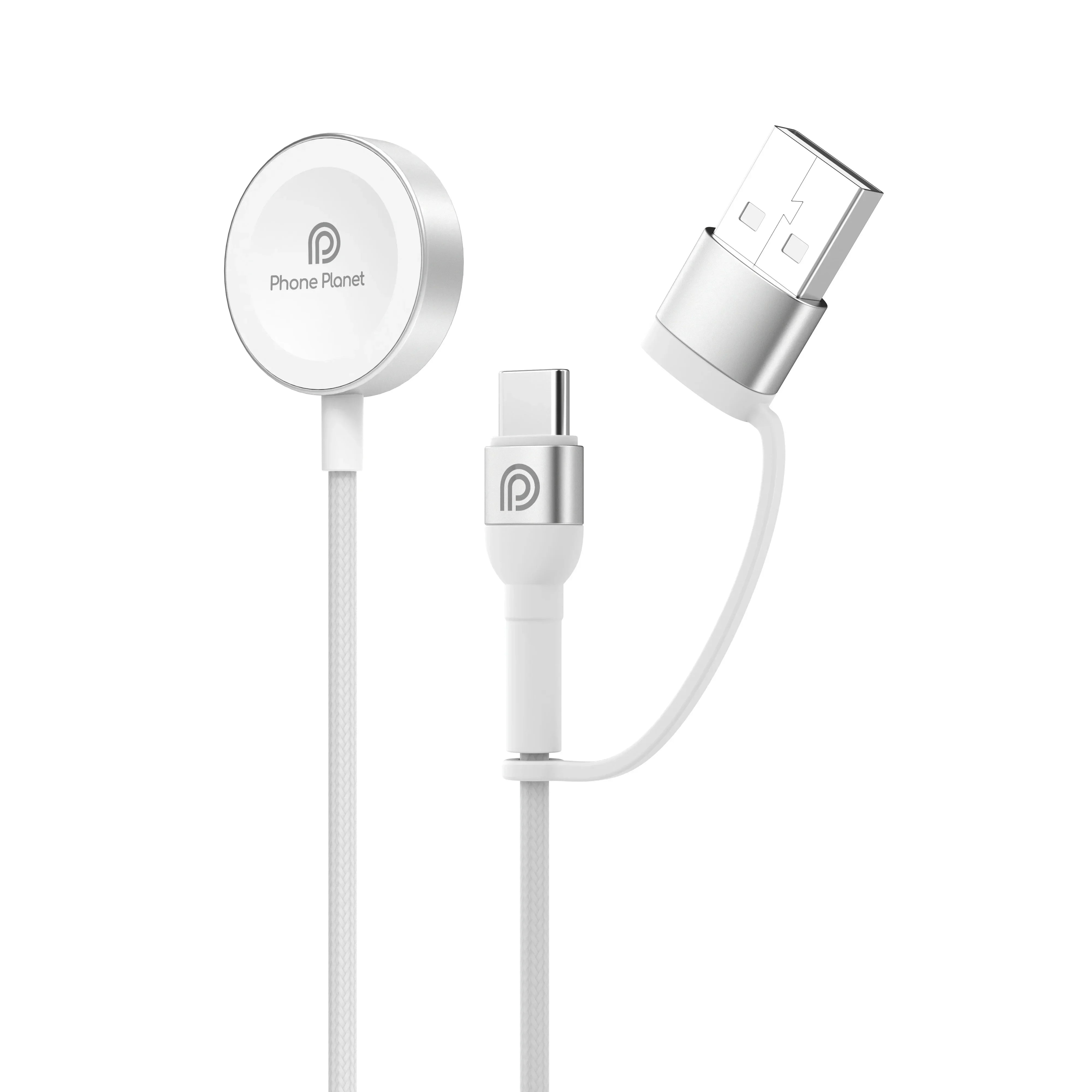 Tragbares 2-in-1 Magnetisches Uhrenladegerät