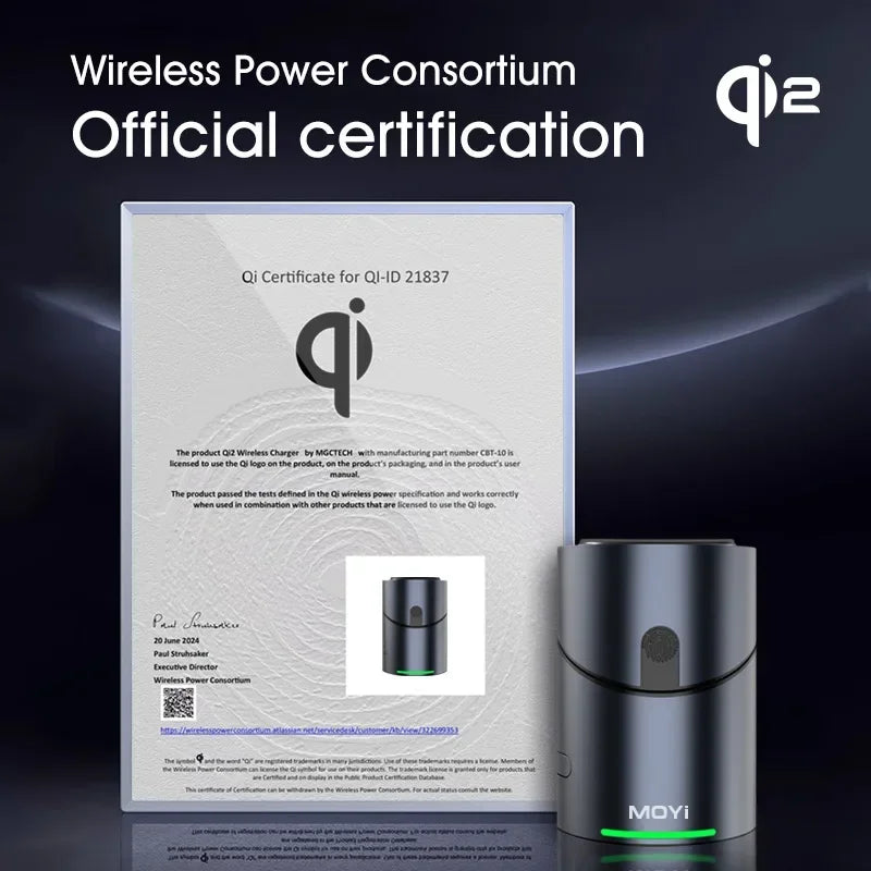 Qi2 3-in-1 Magnet Ladegerät mit Touch & Schnellladung