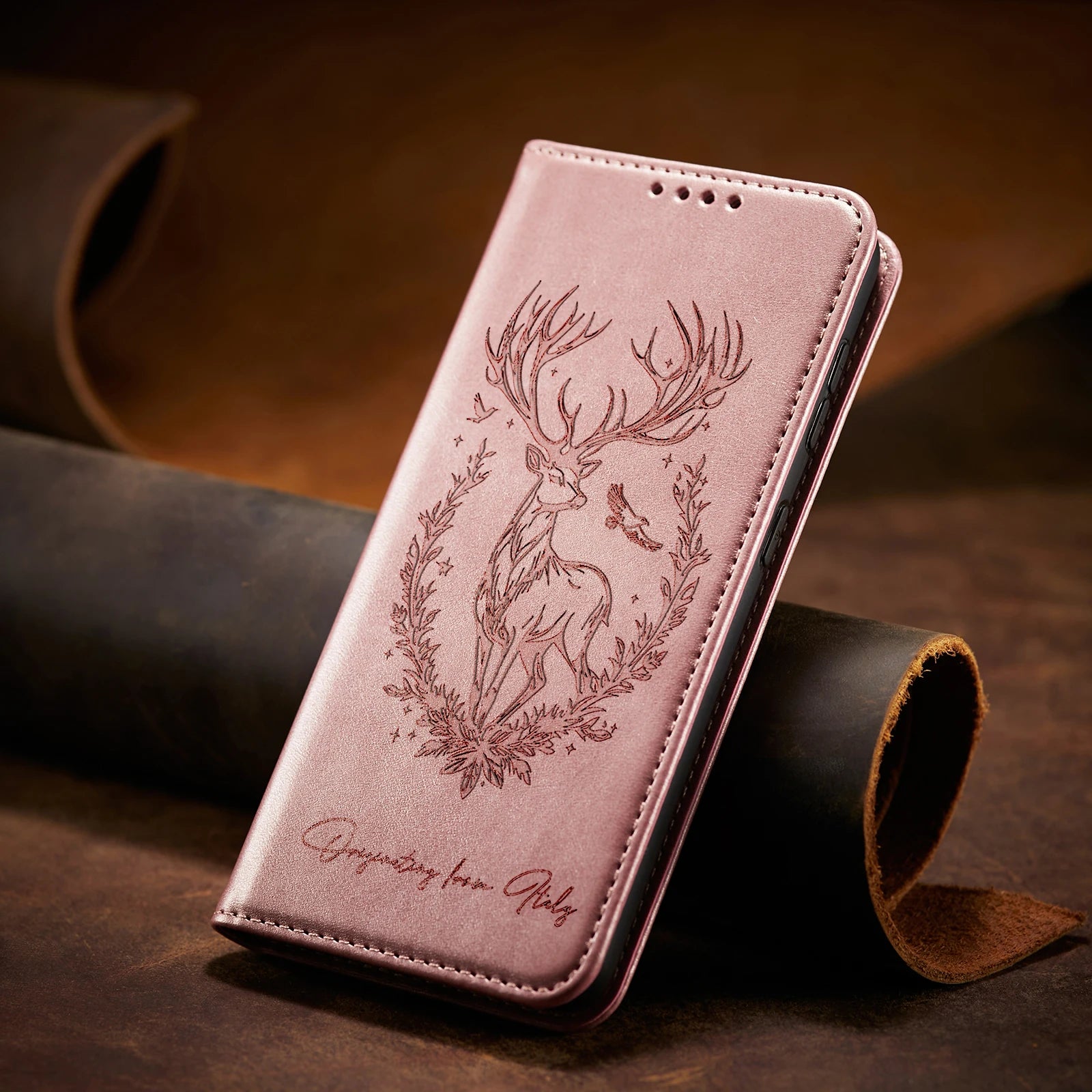 3D Tier Leder Flip Hülle für Xiaomi/Poco