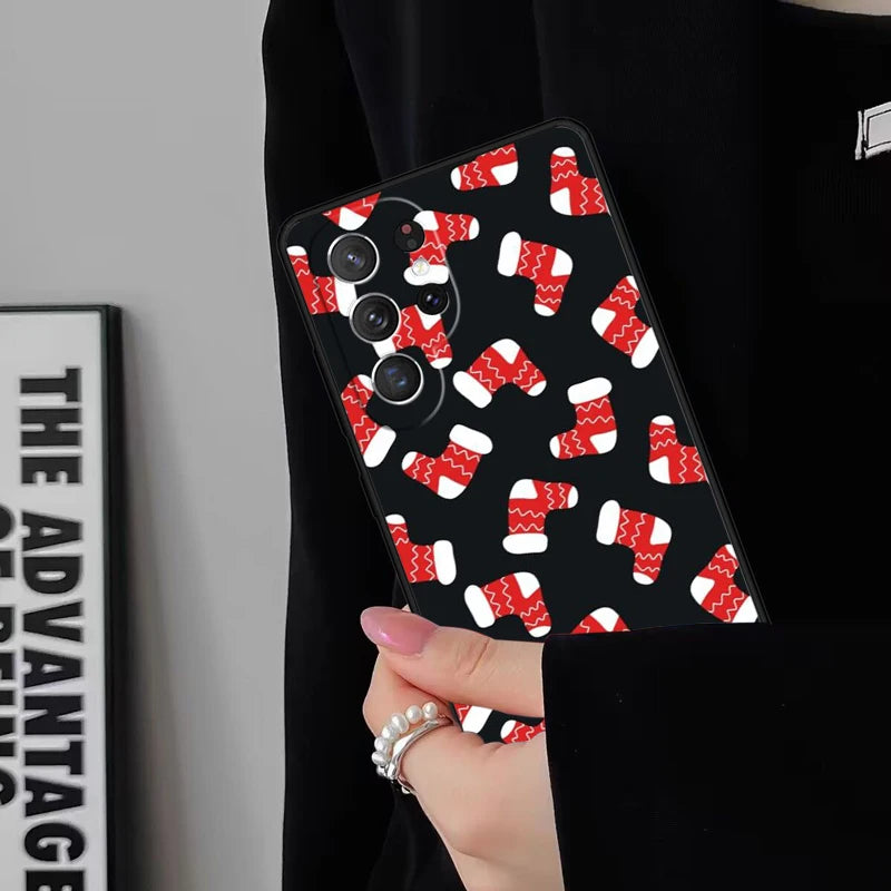 Weihnachts-Cartoon Hülle Samsung S25 Ultra