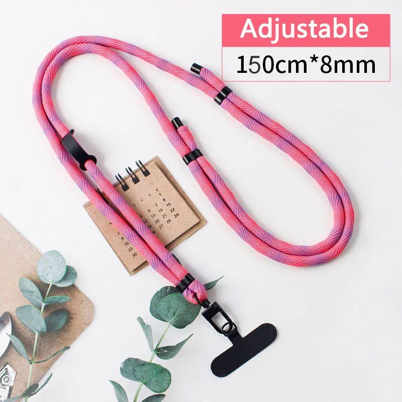Verstellbares Handy-Lanyard mit Schultergurt