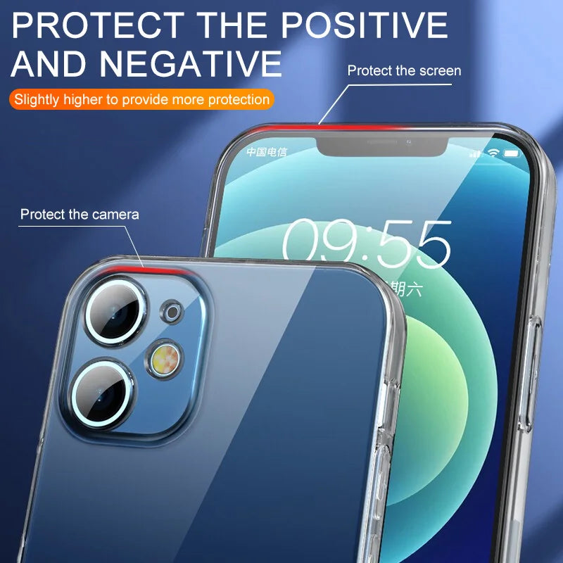Ultradünne transparente Silikonhülle iPhone