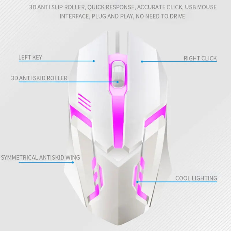 RGB Gaming Tastatur & Maus Set