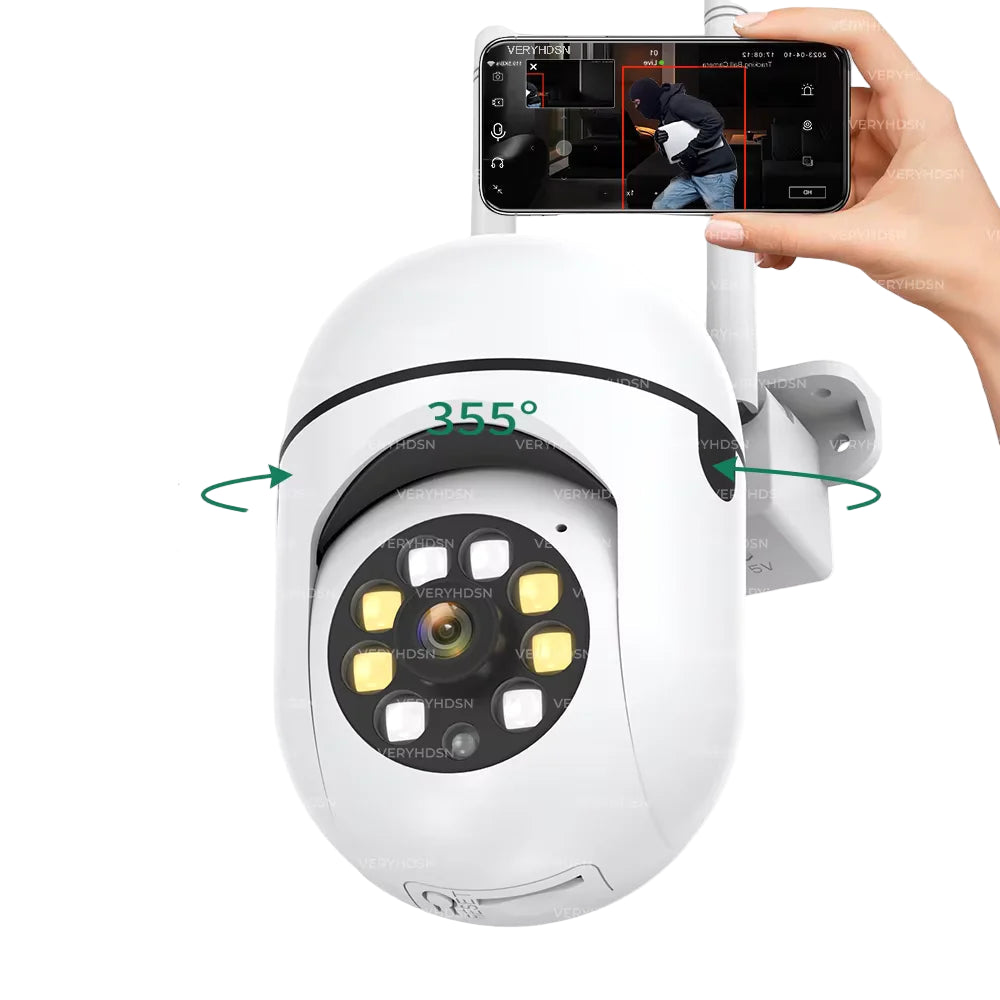 3MP WLAN IP Kamera mit Menschenerkennung und Nachtsicht