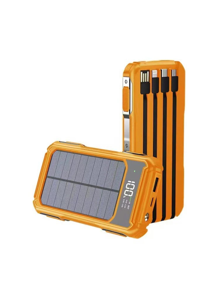 Solar Power Bank 20000mAh 4-port USB Charger