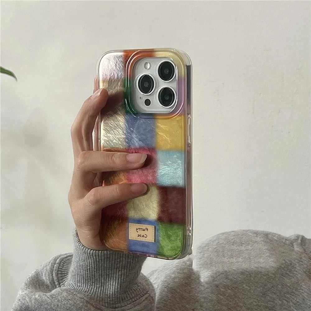 Dopamin Karierte Hülle iPhone 7-17