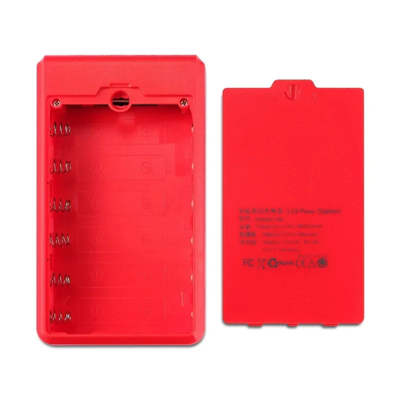 Tragbare DIY Powerbank Hülle 6x18650