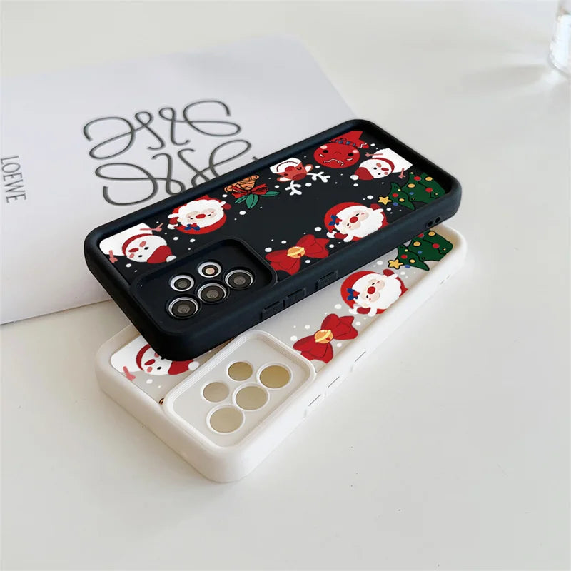 Pixel 9 8 Huelle Weihnachten Cartoon Silikon Transparent Case