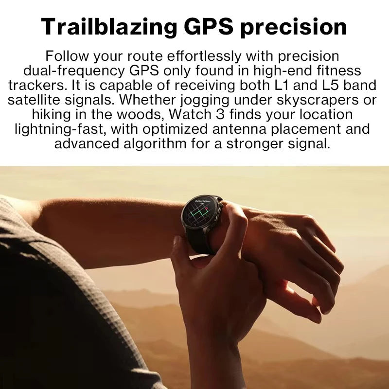 OnePlus Watch 3 AMOLED GPS Smartwatch Wear OS