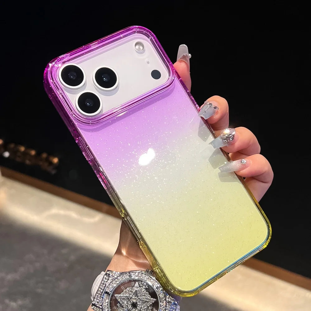 Glitzer Gradient Hartcase für iPhone 17 Pro Max