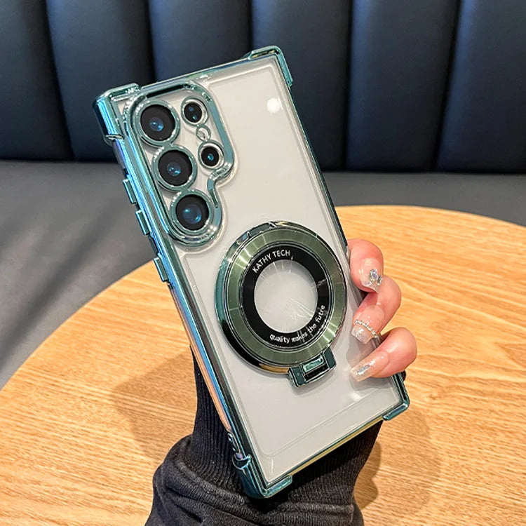 Samsung Luxus Magnet Hülle mit Ständer