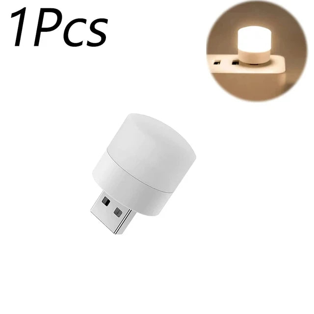 Mini USB Nachtlicht Warmweiß LED Lampe