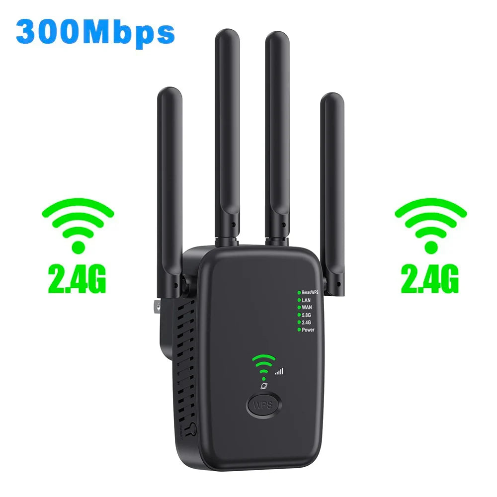 1200 MBit/s Dualband WLAN-Repeater